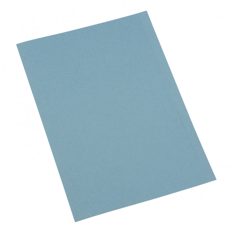 5+Star+Office+Square+Cut+Folder+Recycled+250gsm+A4+Blue+%28Pack+of+100%29