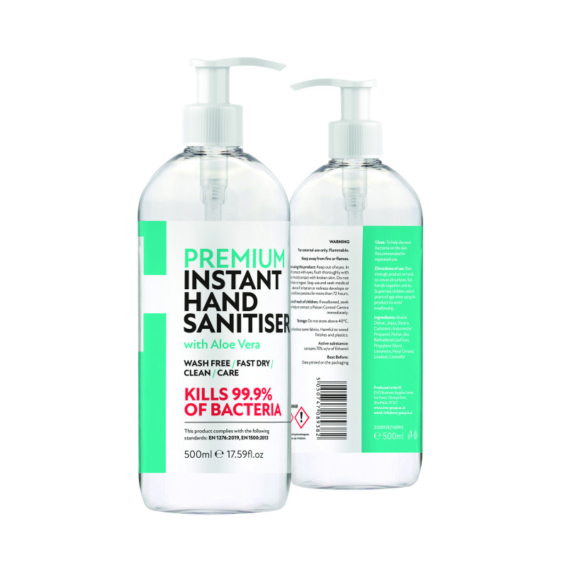 Premium+Hand+Sanitiser+with+Aloe+Vera+500ml+%28Pack+of+6%29+ZI5050747089382