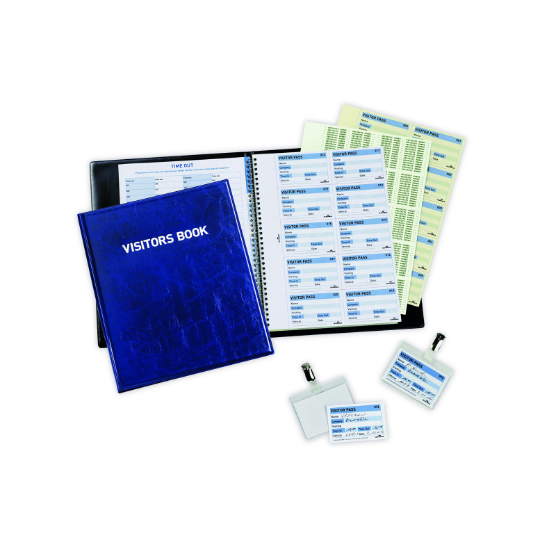 Durable+Visitors+Book+with+100+Badge+Inserts+1463%2F00