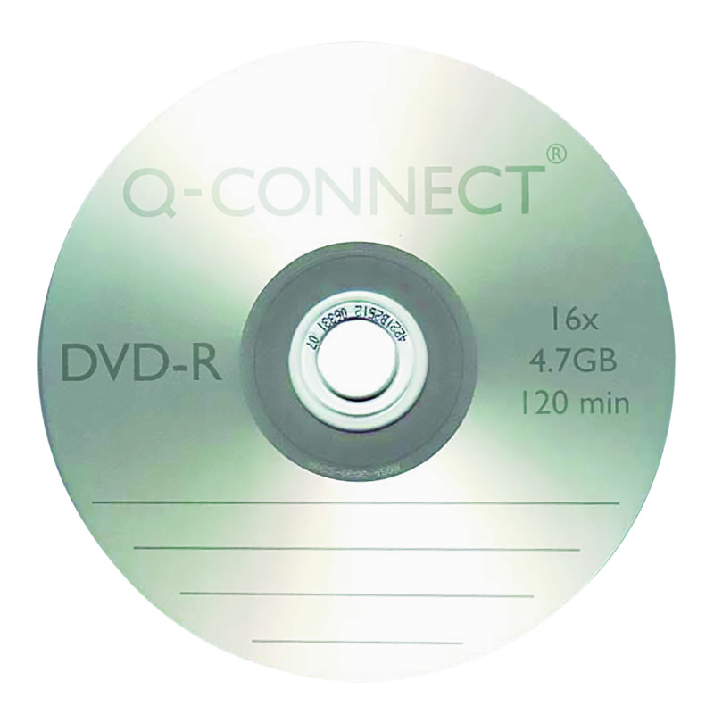 Q-Connect+DVD-R+4.7GB+Cake+Box+%2825+Pack%29+KF00255