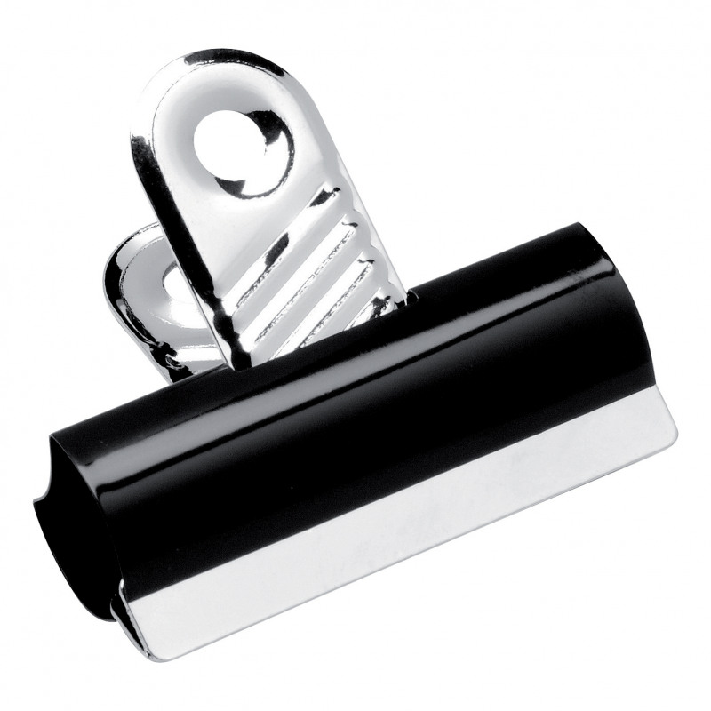 5+Star+Office+Grip+Clips+Metal+Width+50mm+Black+%28Pack+of+10%29