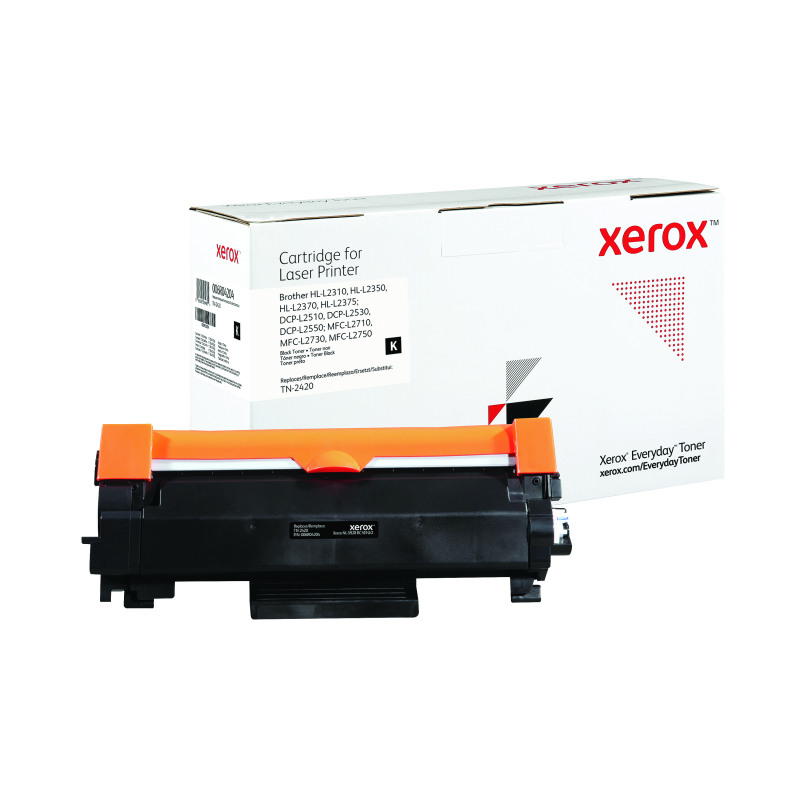 Xerox+Everyday+Remf+Toner+Cartridge+High+Yield+Black+Compatible+With+Brother+TN-2420+006R04204
