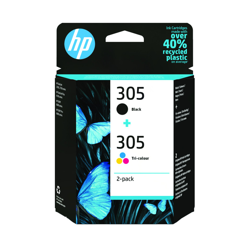 HP+305+Original+Ink+Cartridge+Black%2FTri-color+2-pack+6ZD17AE