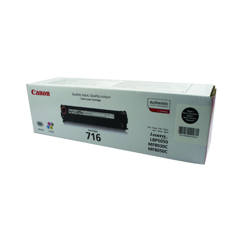Canon+716BK+Toner+Cartridge+Black+1980B002