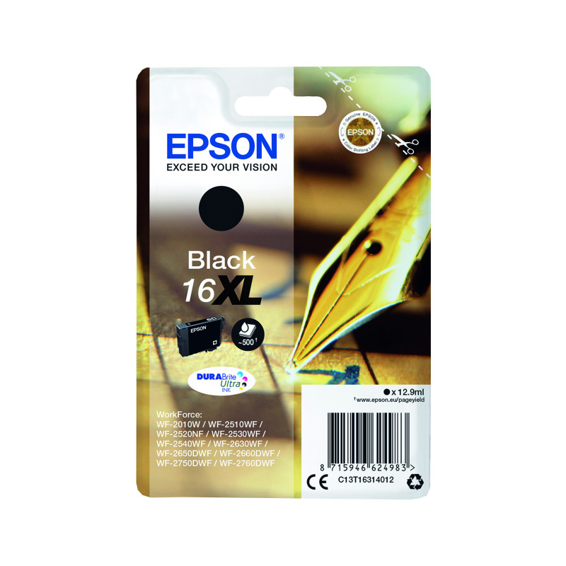 Epson+16XL+Pen+and+Crossword+DURABrite+Ultra+Ink+Cartridge+High+Yield+Black+C13T16314012