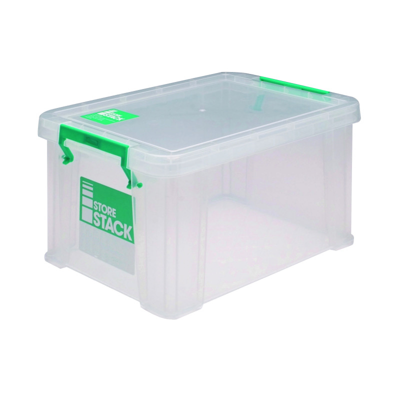 StoreStack+1.7+Litre+Storage+Box+W200xD130xH110mm+Clear+RB00815