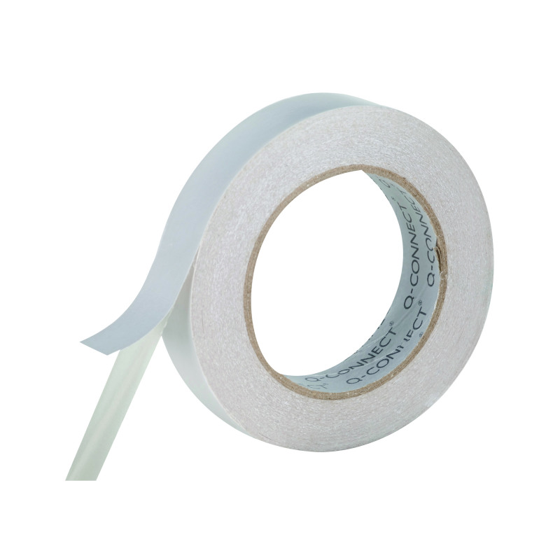 Q-Connect+Double+Sided+Tissue+Tape+25mmx33m+%28Pack+of+6%29+KF02221