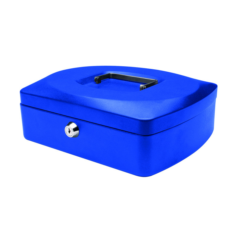 Q-Connect+Cash+Box+10+Inch+Blue+KF02624