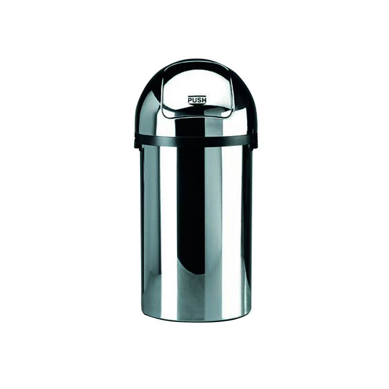 Push+Bin+50+Litre+Chrome+311733