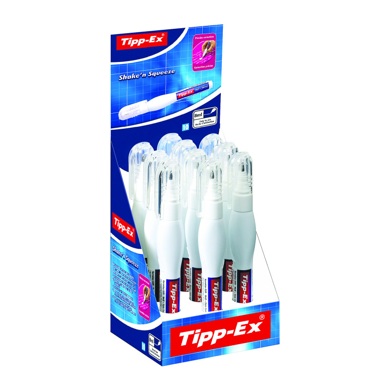 Tipp-Ex+Shake%26apos%3Bn+Squeeze+Correction+Pen+8ml+%2810+Pack%29+802422