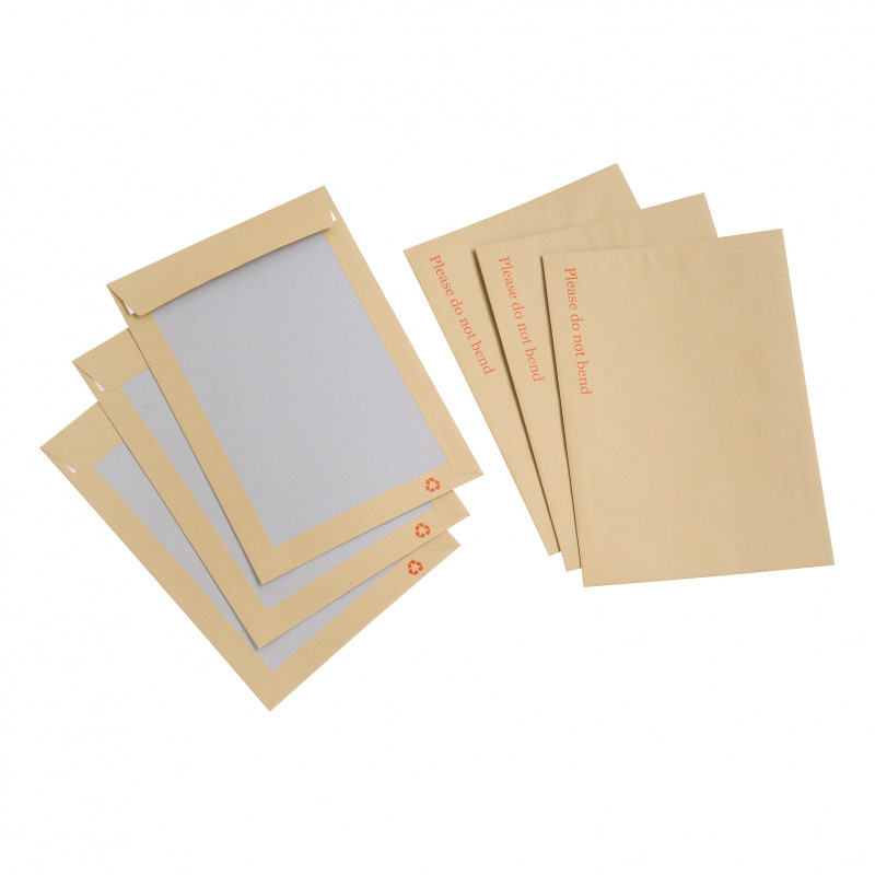 5+Star+Office+Envelopes+Recycled+Board+Backed+Hot+Melt+Peel%2FSeal+C4+120gsm+Manilla+%28Pack+of+125%29