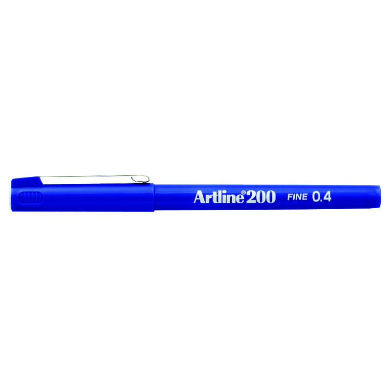 Artline+200+Fineliner+Pen+Fine+Blue+%28Pack+of+12%29+A2003