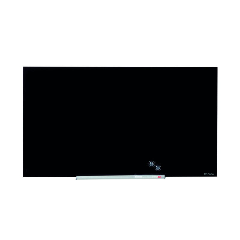 Nobo+Impression+Pro+Glass+Magnetic+Whiteboard+1260x710mm+Black+1905181