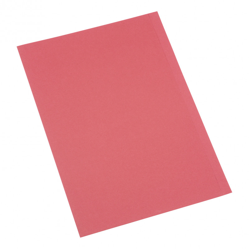 5+Star+Office+Square+Cut+Folder+Recycled+180gsm+Foolscap+Red+%28Pack+of+100%29