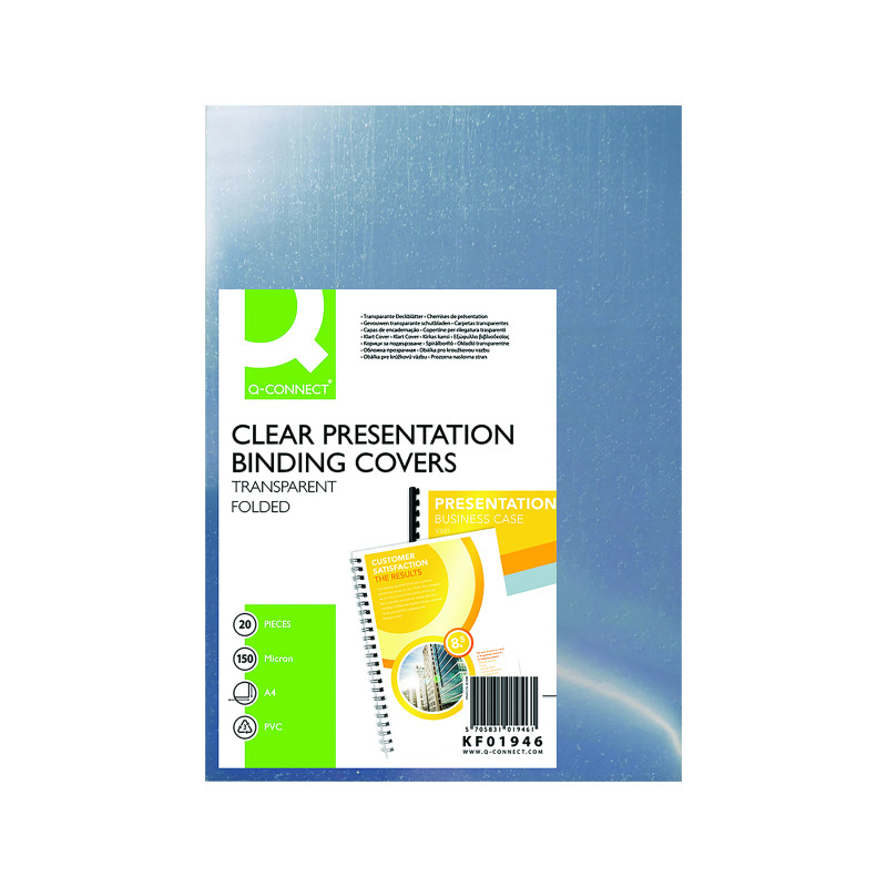 Q-Connect+Clear+A4+Clear+Covers+%2820+Pack%29+KF01946