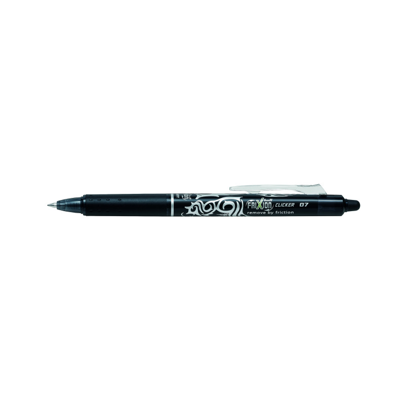 Pilot+FriXion+Clicker+Retractable+Rollerball+Pen+Medium+Black+%2812+Pack%29+229101201