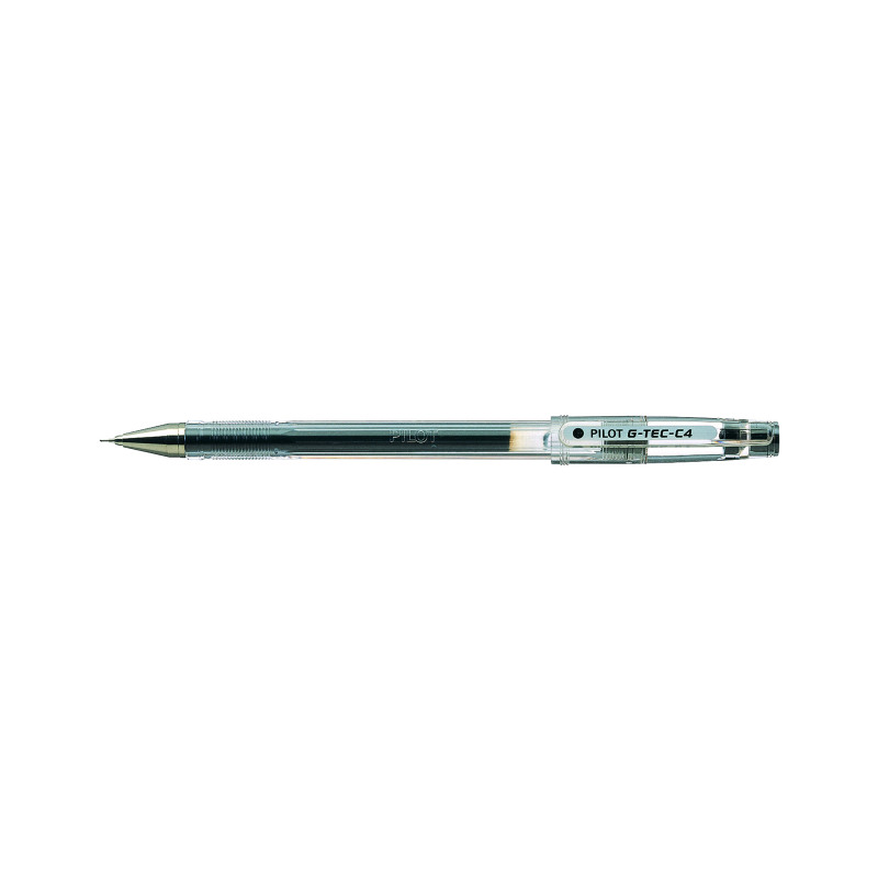 Pilot+G-TEC+Micro+Rollerball+Needle+Pen+Black+%28Pack+of+12%29+BLGC401