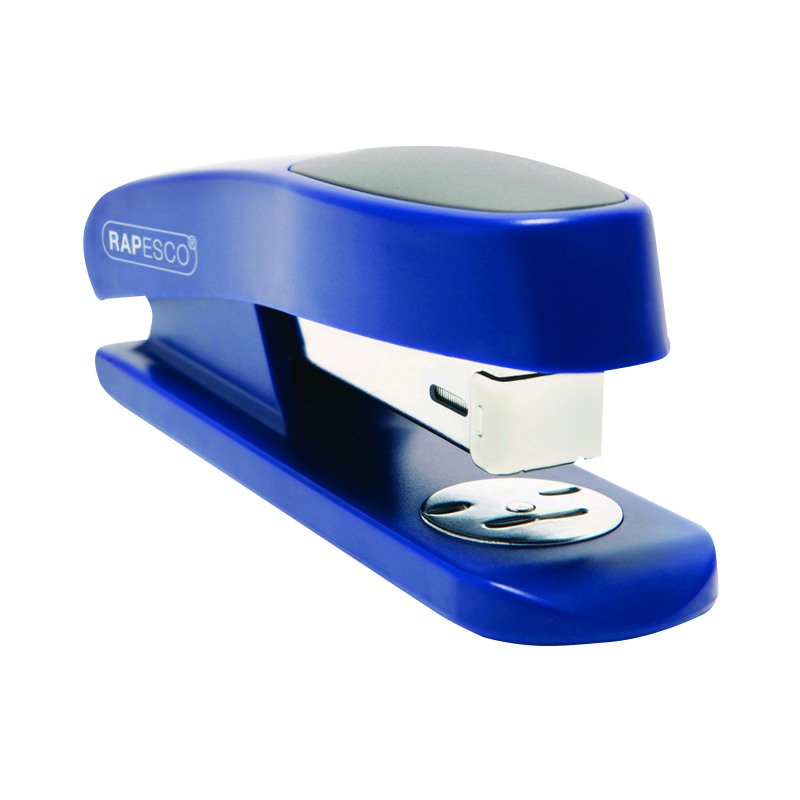 Rapesco+Sting+Ray+Half+Strip+Stapler+Blue+R72660L3