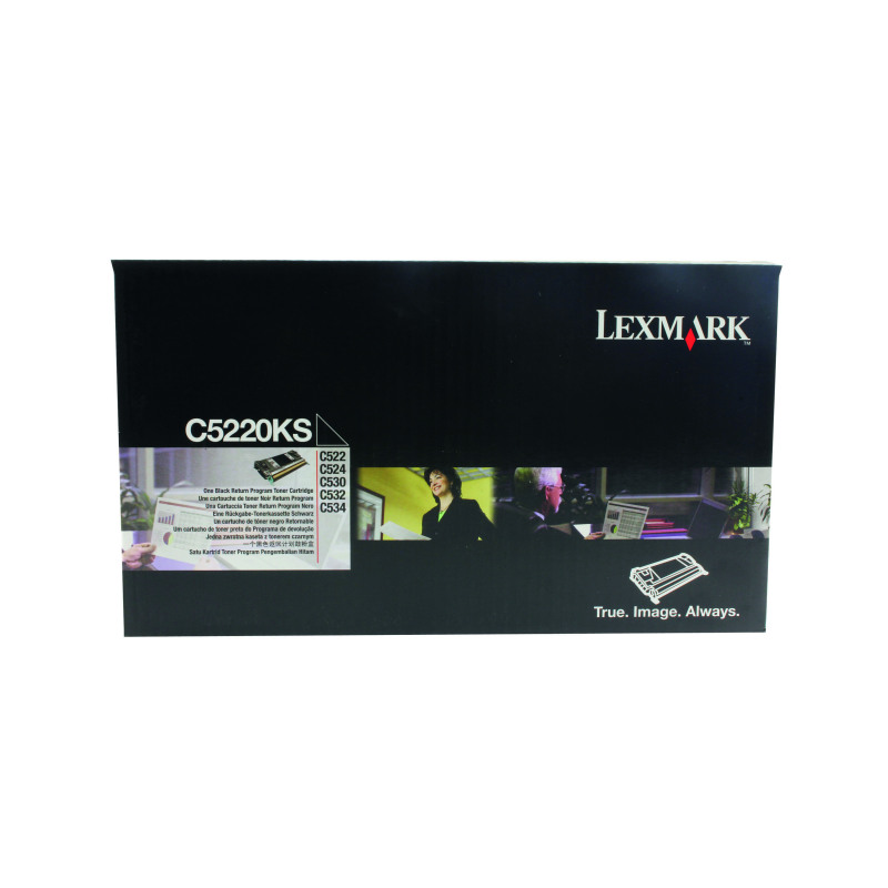 Lexmark+C522+Return+Programme+4K+Toner+Cartridge+Black+C5220KS