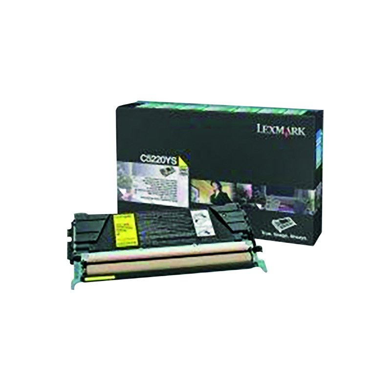 Lexmark+C522+Return+Programme+3K+Toner+Cartridge+Yellow+C5220YS
