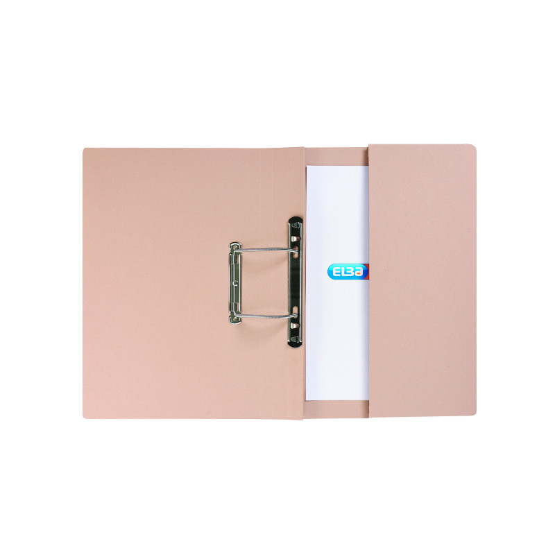 Elba+Spring+Pocket+File+Mediumweight+Foolscap+Buff+%28Pack+of+25%29+100090145