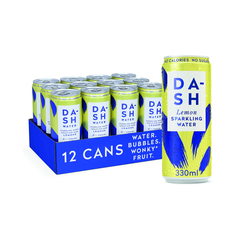 Dash+Lemon+Sparkling+Water+330ml+%28Pack+of+12%29+DBL003