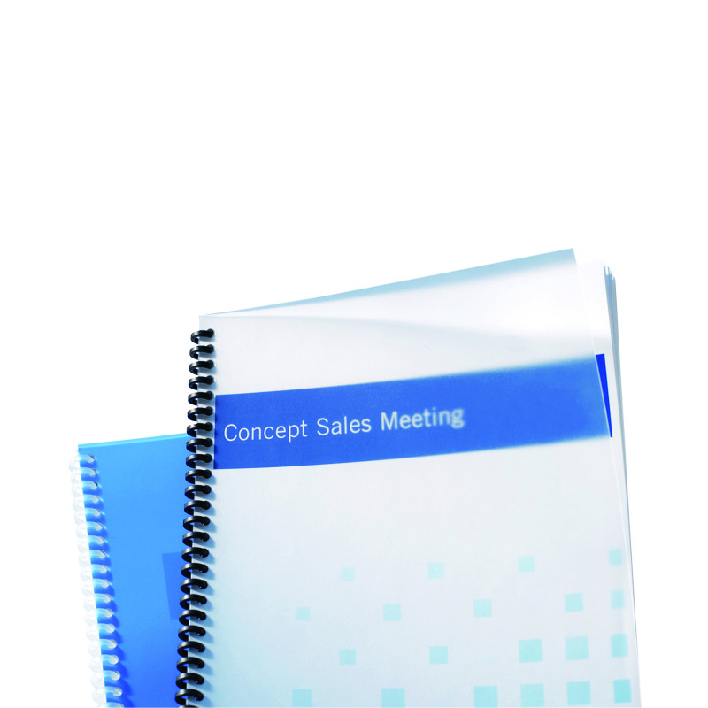 GBC+PolyClearView+A4+Binding+Cvr+450Micron+Frost+%28Pack+of+50%29+IB387159