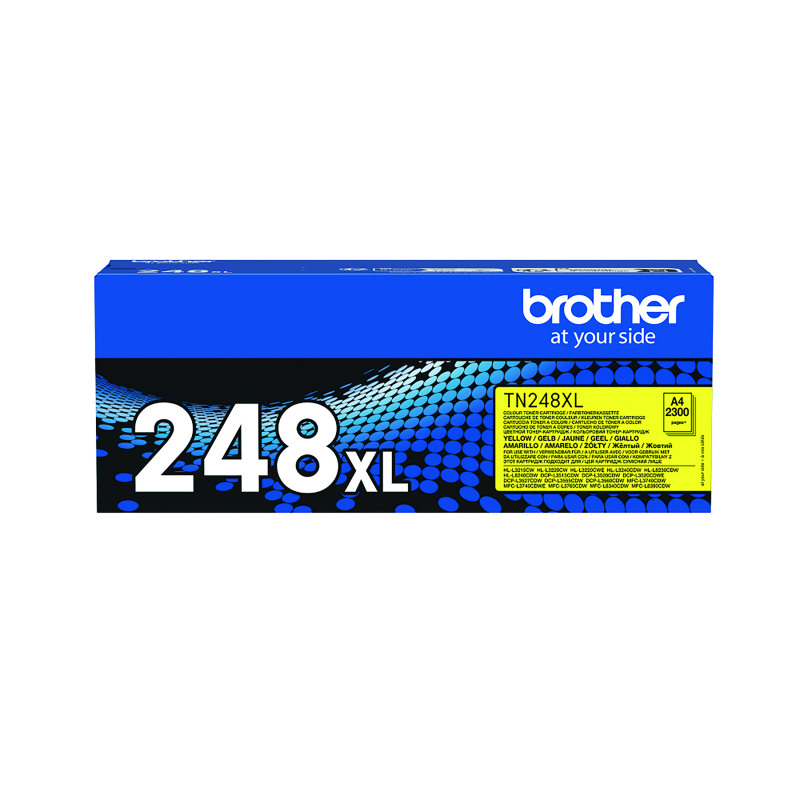 Brother+TN-248XLY+Toner+Cartridge+High+Yield+Yellow+TN248XLY