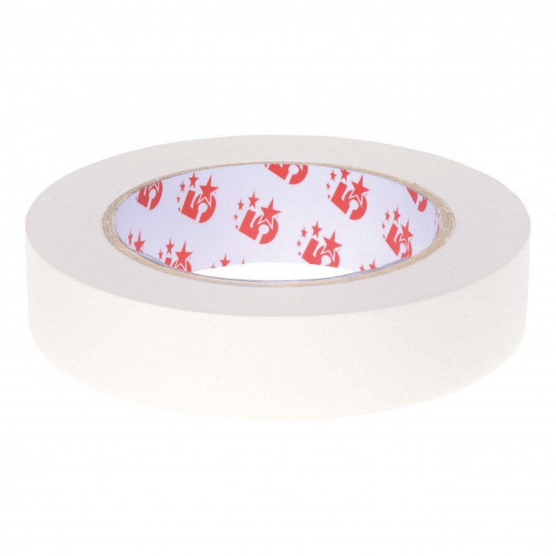 5+Star+Office+Double+Sided+Display+Tape+Polypropylene+25mmx33m+%28Pack+of+6%29