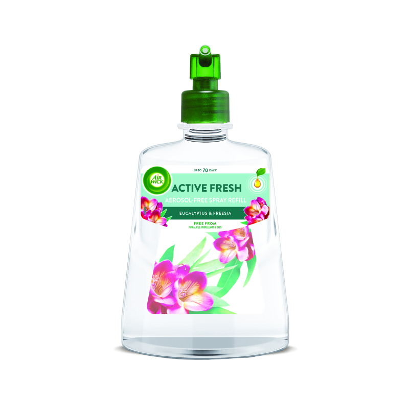 Air+Wick+Active+Fresh+Aerosol-Free+Spray+Refill+Eucalyptus+and+Freesia+228ml+3247398
