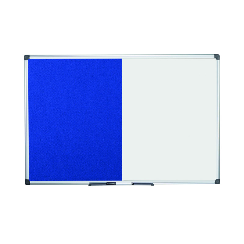 Bi-Office+Drywipe+and+Felt+Combination+Board+1200x900mm+XA0522170