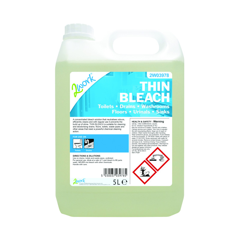 2Work+Thin+Bleach+5+Litre+2W03978