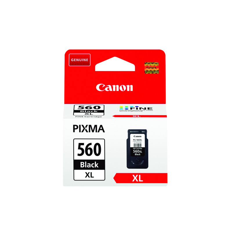 Canon+PG-560XL+Ink+Cartridge+High+Yield+Black+3712C001