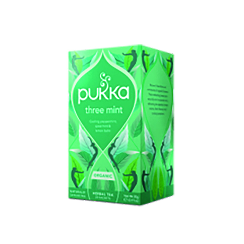 Pukka+Three+Mint+Organic+Tea+Bags+%28Pack+of+20%29+P5025