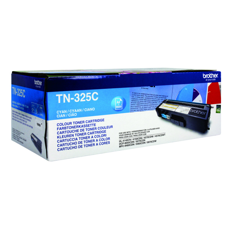Brother+TN-325C+Toner+Cartridge+High+Yield+Cyan+TN325C