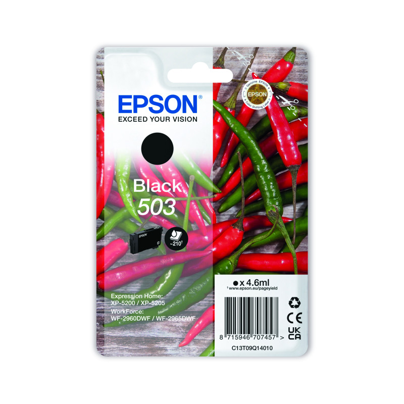 Epson+503+Chillies+Ink+Cartridge+Black+C13T09Q14010