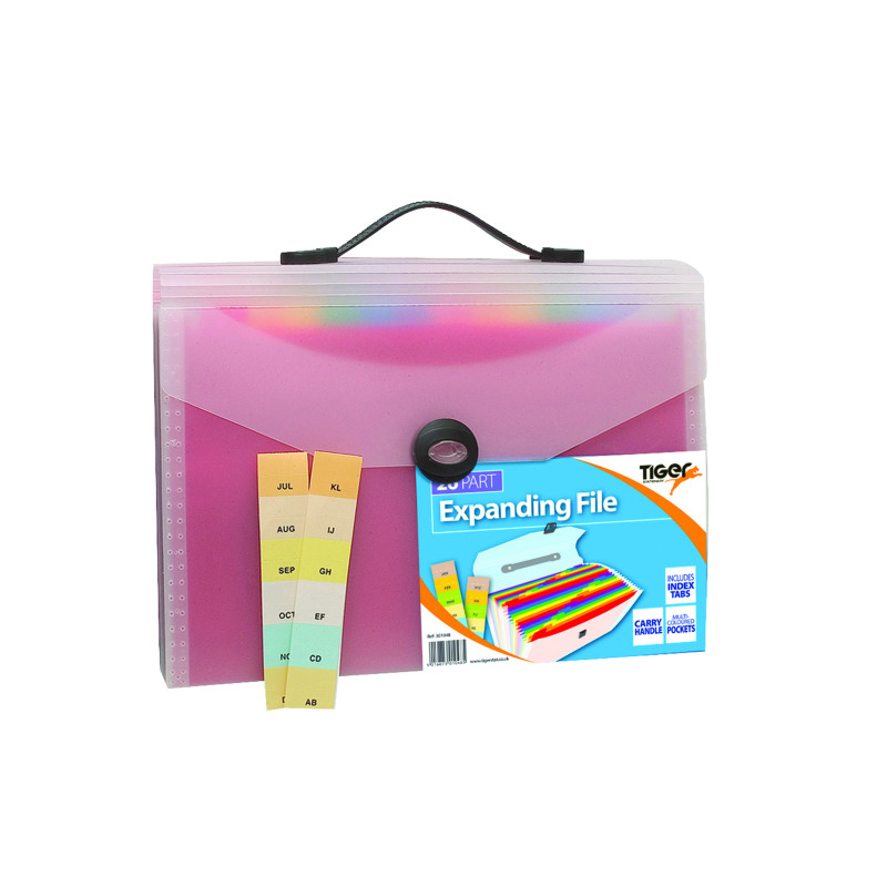 Tiger+A4+26-Part+Expanding+File+%28Pack+of+6%29+301048