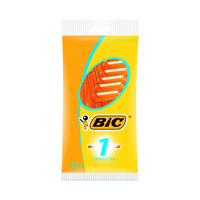 Bic+1+Disposable+Razor+Sensitive+%28Pack+of+12%29+928770