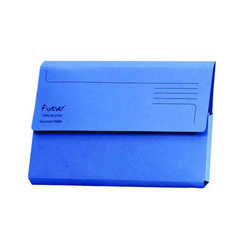 Exacompta+Forever+Document+Wallet+Manilla+Foolscap+Bright+Blue+%28Pack+of+25%29+211%2F5001