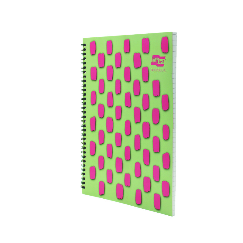 Europa+Splash+Notebooks+160+Lined+Pages+A4%2B+Pink+Cover+%28Pack+of+3%29+EU1503Z