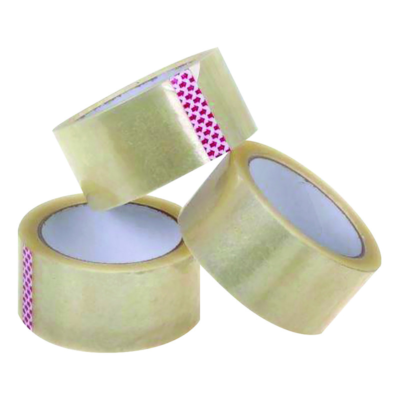 5+Star+Parcel+Tape+PP+3in+Core+48mmx66m+Clear+%28Pack+of+6%29