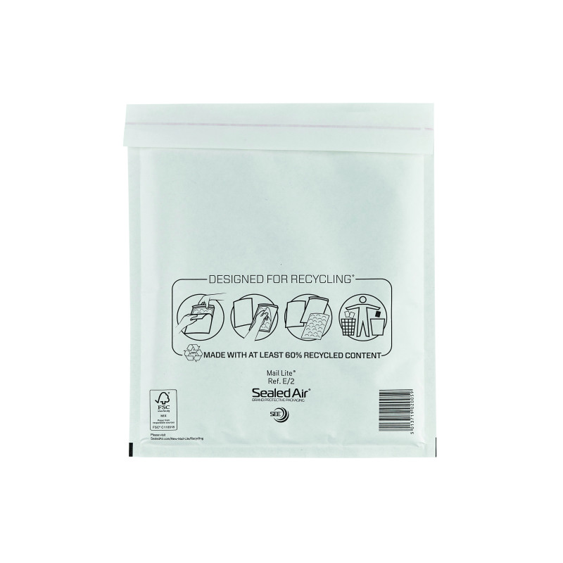 Sealed+Air+Bubble+Postal+Bag+White+E2-220x260+%28Pack+of+100%29+101098083