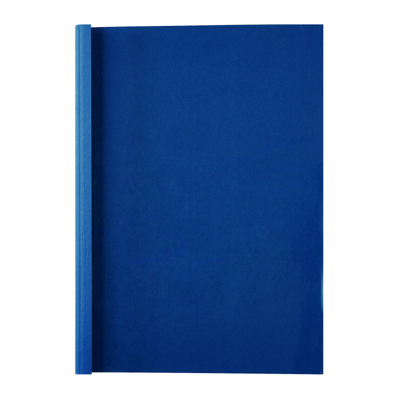 GBC+LeatherGrain+ThermaBind+A4+Cover+1.5mm+Blue+%28Pack+of+100%29+IB451003