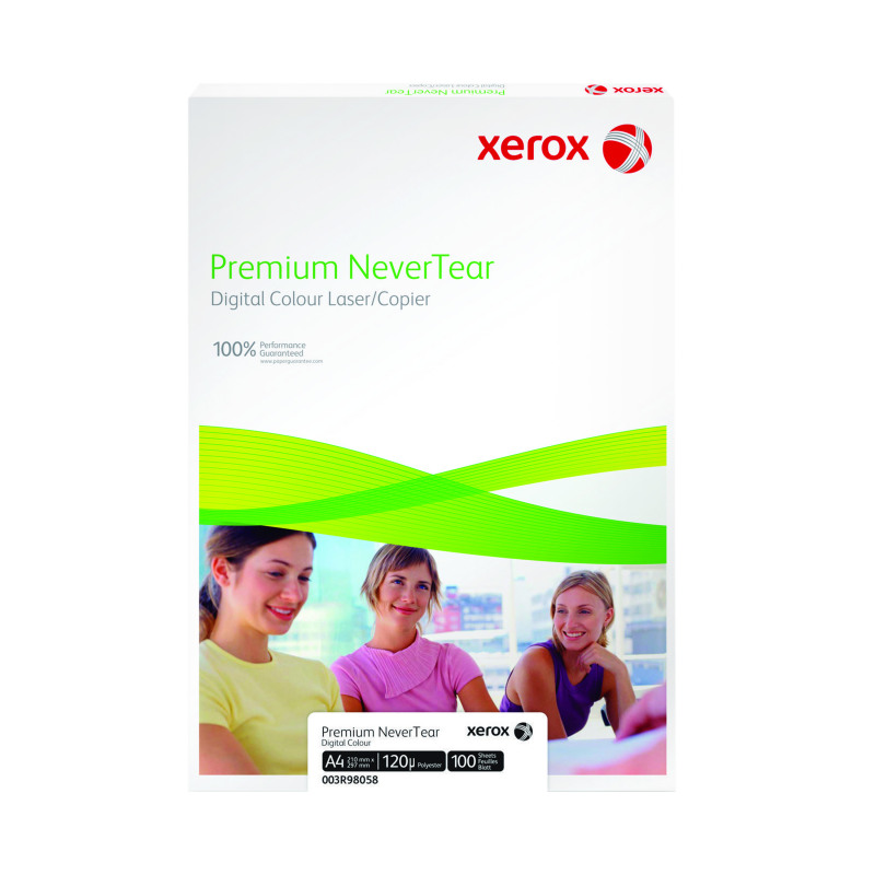 Xerox+Copier+A4+Premium+Nevertear+95+Micron+White+%28Pack+of+100%29+83703