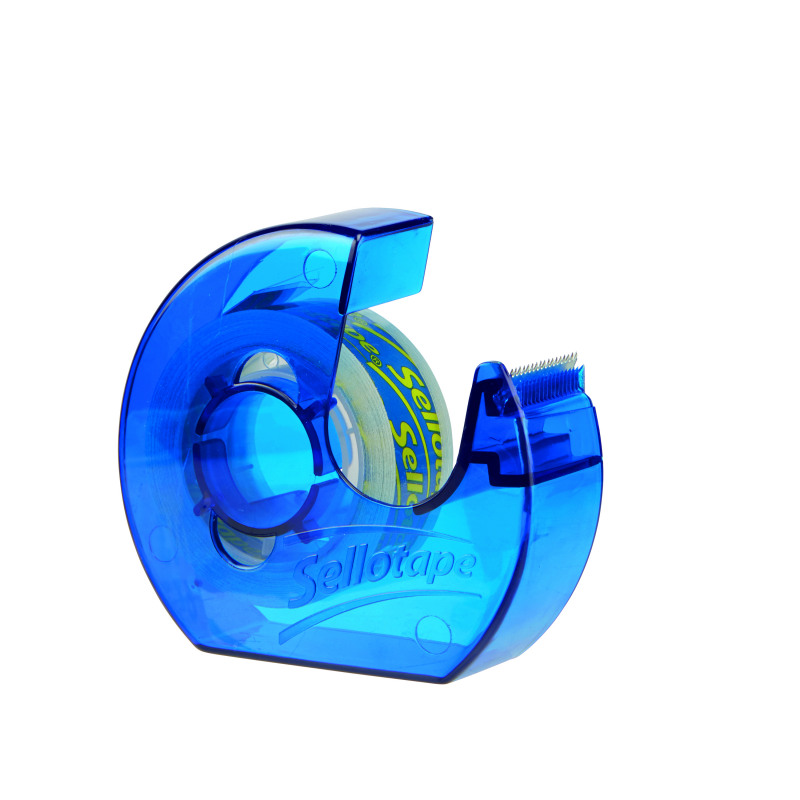 Sellotape+Super+Clear+Tape+Dispenser+%2B+Roll+18mmx15m+%28Pack+of+6%29+1765966