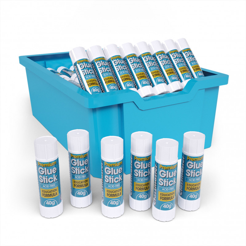 Classmaster+Glue+Stick+40g+in+Classroom+Tray+%28Pack+of+108%29+G40108G