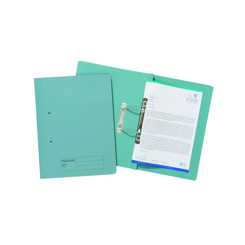 Exacompta+Guildhall+Transfer+File+285gsm+Foolscap+Blue+%28Pack+of+25%29+346-BLUZ