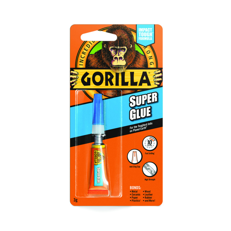 Gorilla+Glue+Super+Glue+3g+Clipstrip+%28Pack+of+10%29+4044302