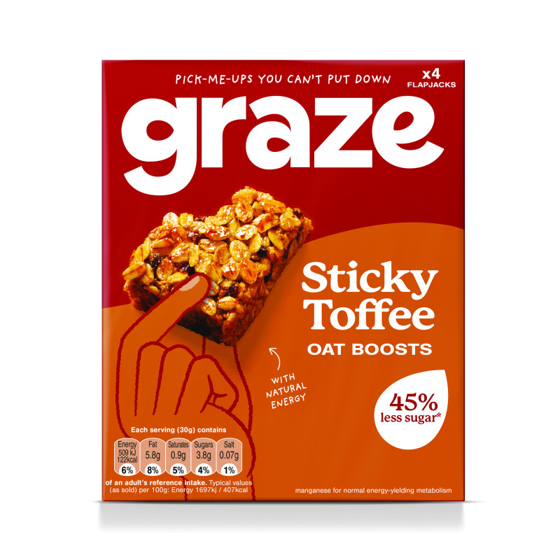 Graze+Sticky+Toffee+Oat+Boosts+30g+Pack+of+4+3620