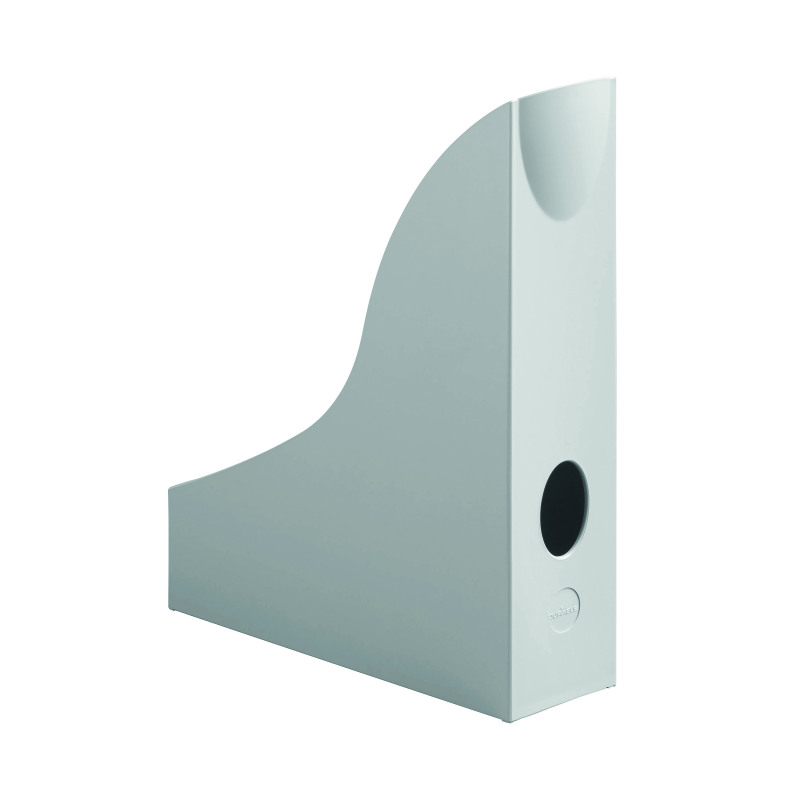Durable+ECO+Recycled+Plastic+Magazine+Rack+A4+Grey+775710